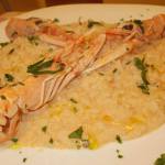 Risotto alla crema di scampi